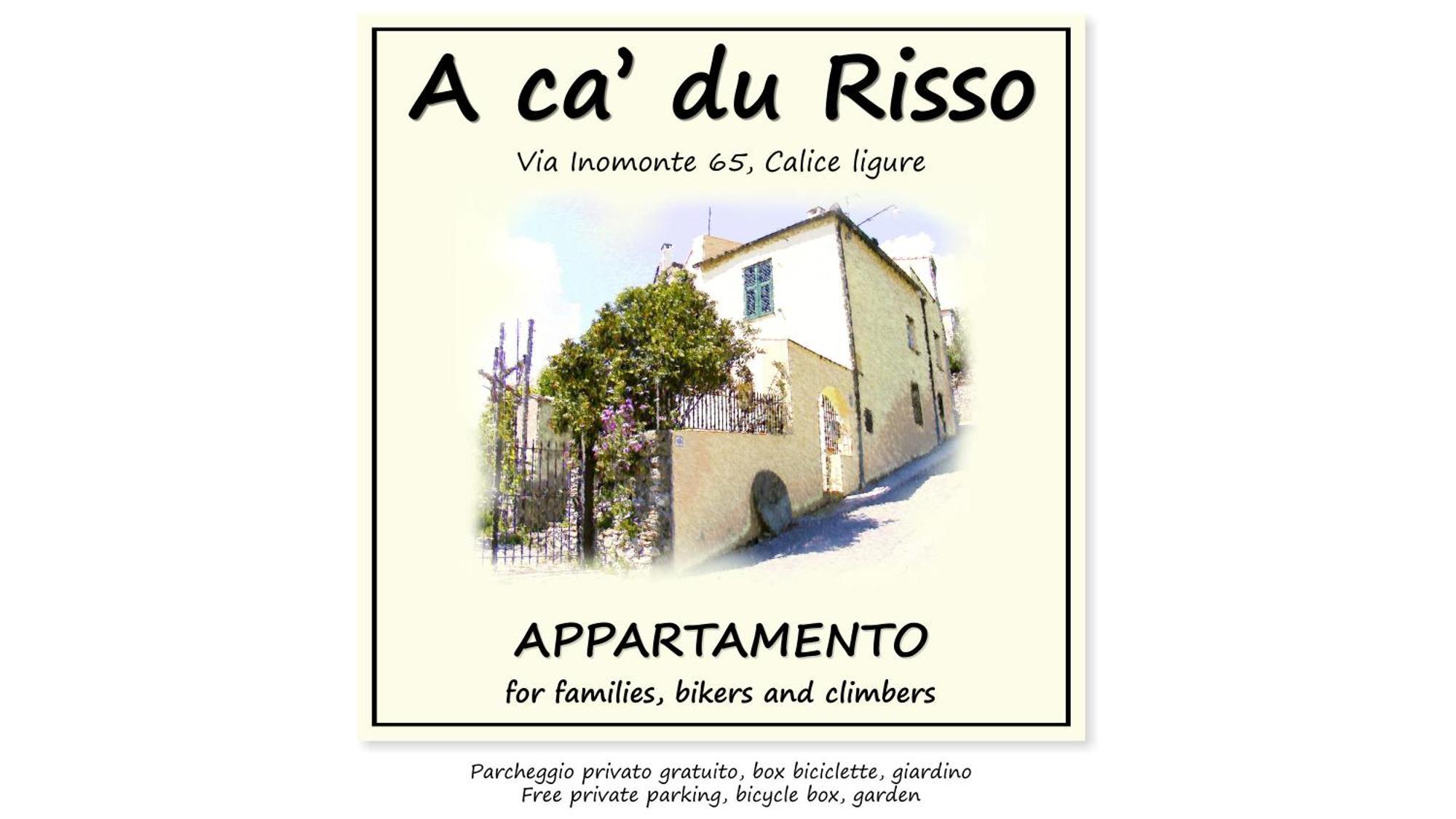A ca' du Risso - Appartamento Calice Ligure Extérieur photo